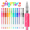 Valentines Day Gifts For Kids, Easter Basket Stuffers For Teens Adults, 12-Color Scented Glitter Gel Pens, Cute Coloring Pens, C