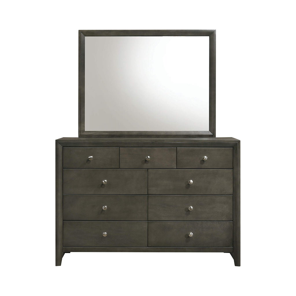 Coaster Home Furnishings Serenity Rectangle Dresser Mirror Mod Grey