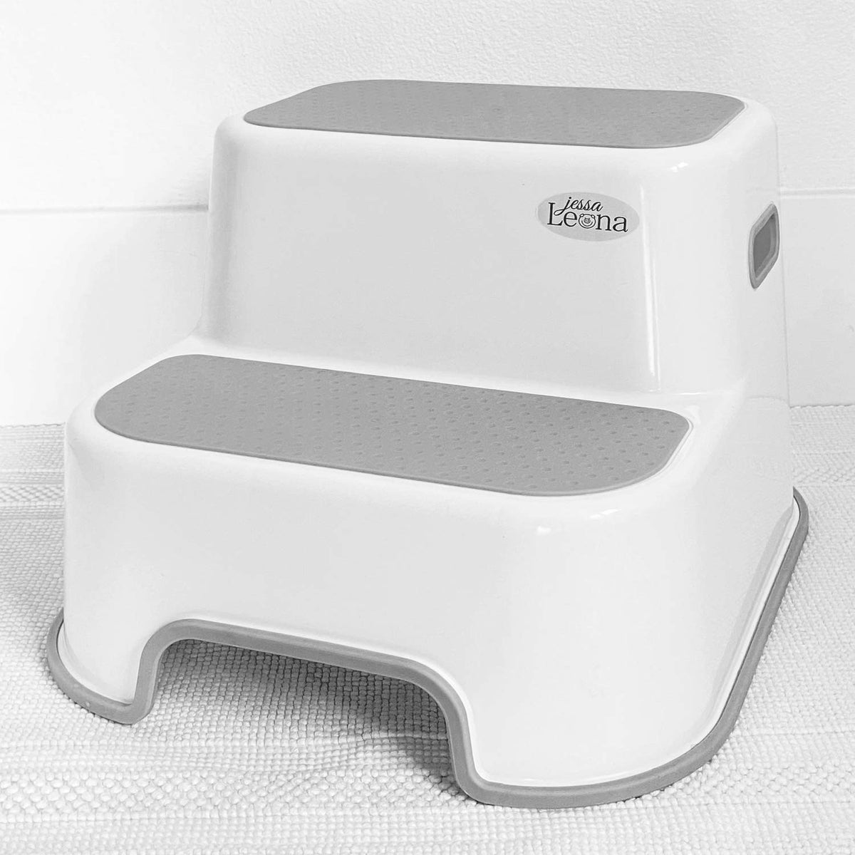 Wider Dual Height 2 Step Stool for Kids | Toddler's Stool for Potty Training and Use in The Bathroom or Kitchen | BPA-Free Stron