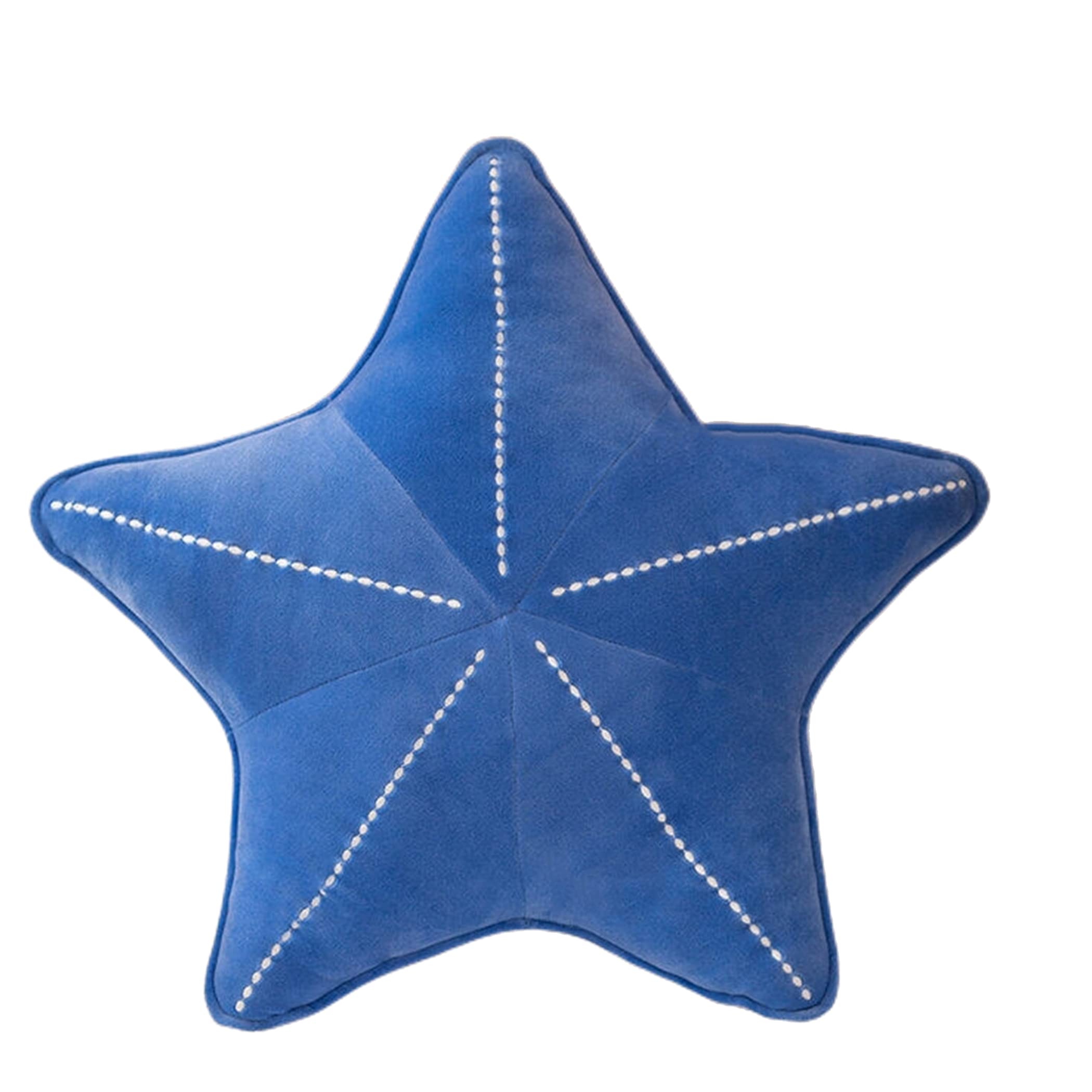 Lichenhao Starfish Shell Pillow Floor Pillow Pillow Sofa Cushion Reading Pillow Car Cushion (Blue, 19.6In)