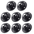 PlusRoc 8 Pack Self Adhesive Caster Wheels 1 Inch for Furniture, Load Capacity 28LBS Per Wheel, Low Profile Swivel Wheels for Sm