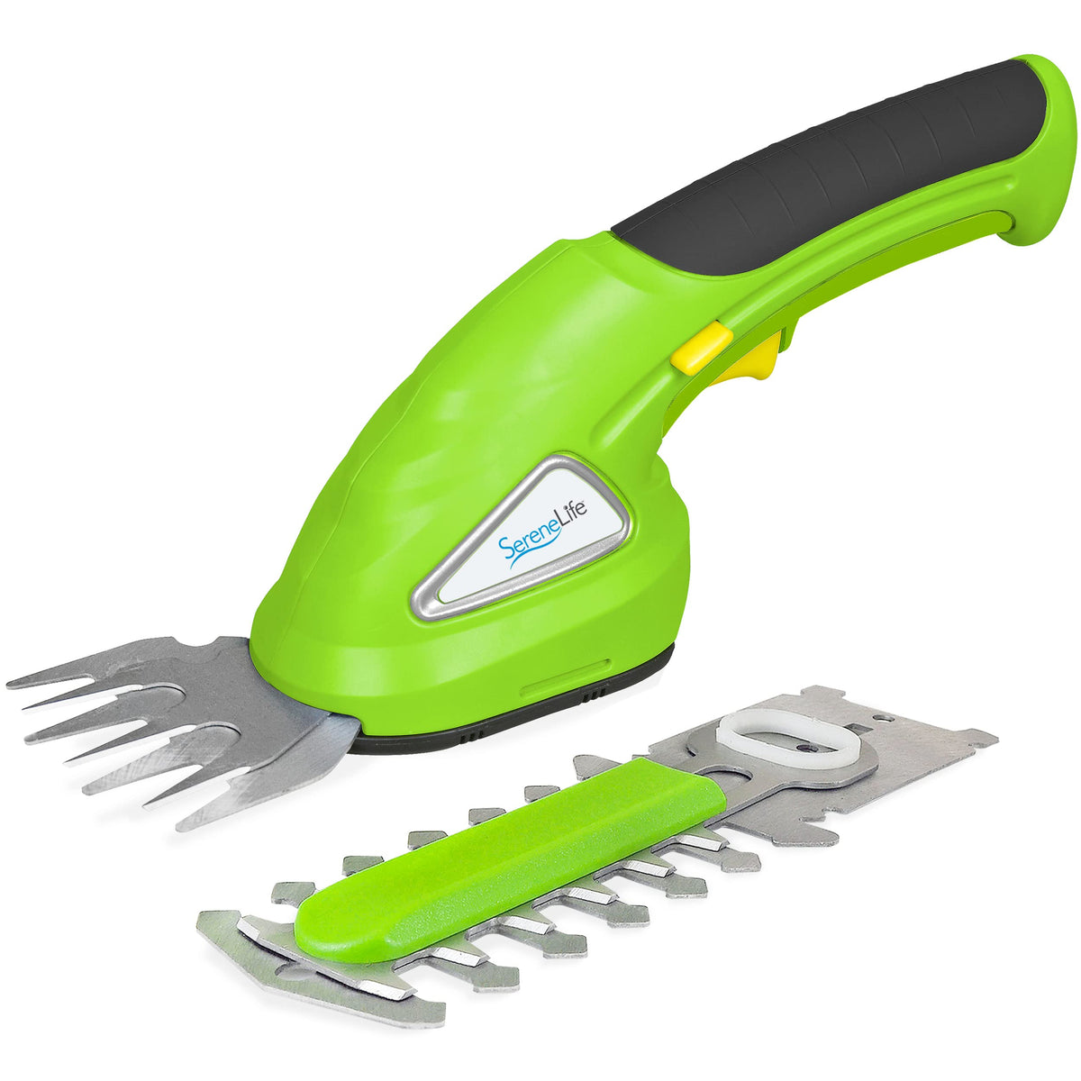 Serenelife Cordless Handheld Grass Cutter Shears, Portable Lightweight Electric Hedge Shrubbery Trimmer, Hand Held Garden Clippe