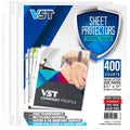 Vst Sheet Protectors 8.5 X 11 Inch For 3 Ring Binder, Crystal Clear Page Protectors, Medium Weight Plastic Sleeves, Top Loading