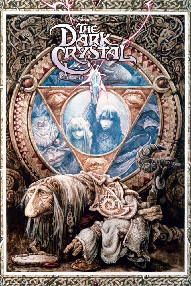 Aquarius NMR The Dark Crystal Fantasy Adventure Movie Jim Henson and Frank Oz One Sheet Poster 24x36 inch