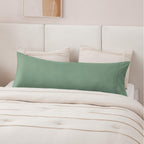 Bedsure Body Pillow Case Cover - Sage Green Polyester Microfiber Long Pillow Cases, Ultra Soft And Cozy Body Pillowcase With Envelope Closure, 1 Pack, 20X54 Inches