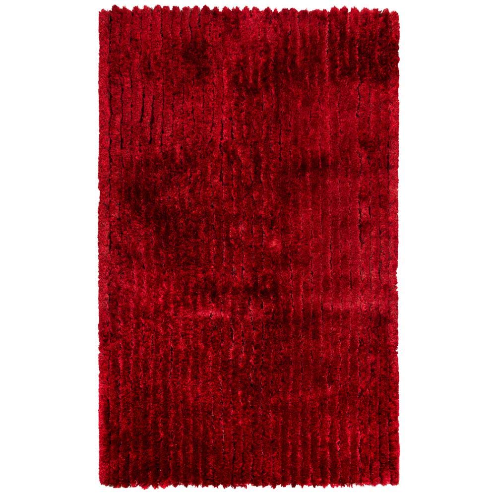 Eclipse Red 7'6&quot;X9'6&quot; Tufted Rug