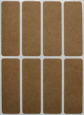 Royal Green 1X3 Labels For Color Coding, Rectangle Kraft Stickers To Write On - 120 Pack