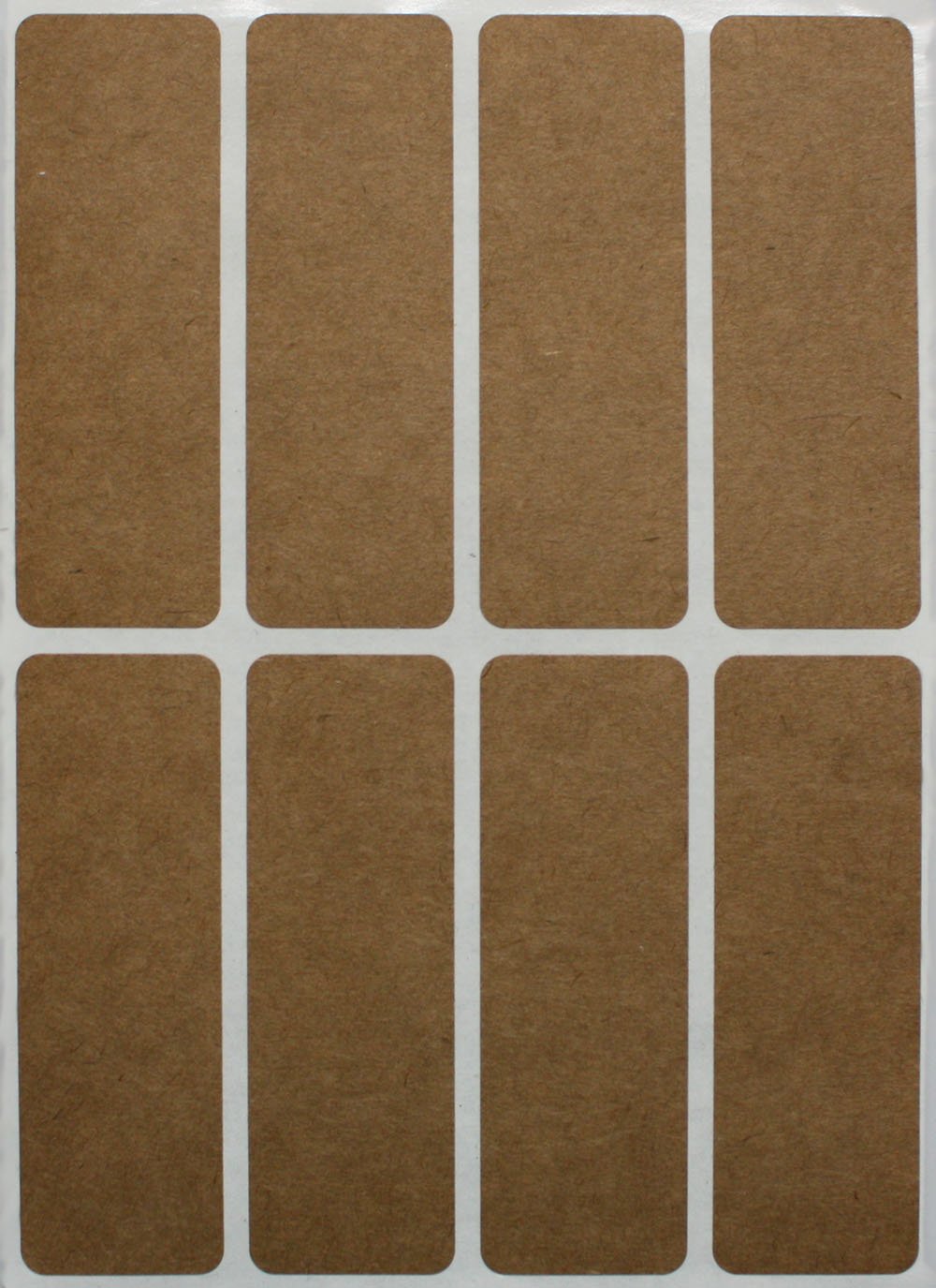 Royal Green 1X3 Labels For Color Coding, Rectangle Kraft Stickers To Write On - 120 Pack