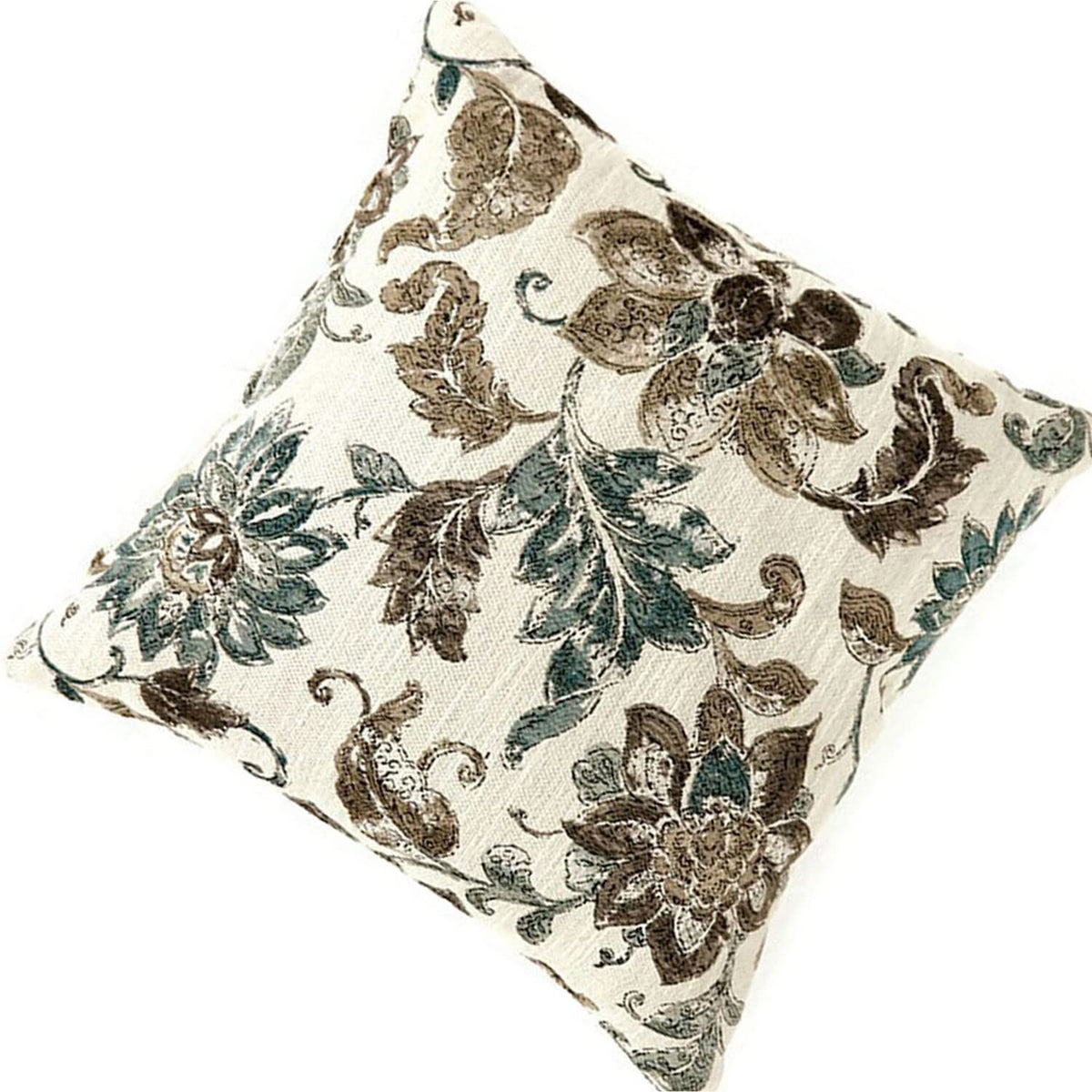 Benjara Fionna Contemporary Pillow, Set Of 2, Large, Multi, Floral 2 Count