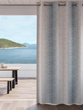 DDECOR Live beautiful, 1 Piece of Abstract 7FT Door Sheer Curtain, Grey