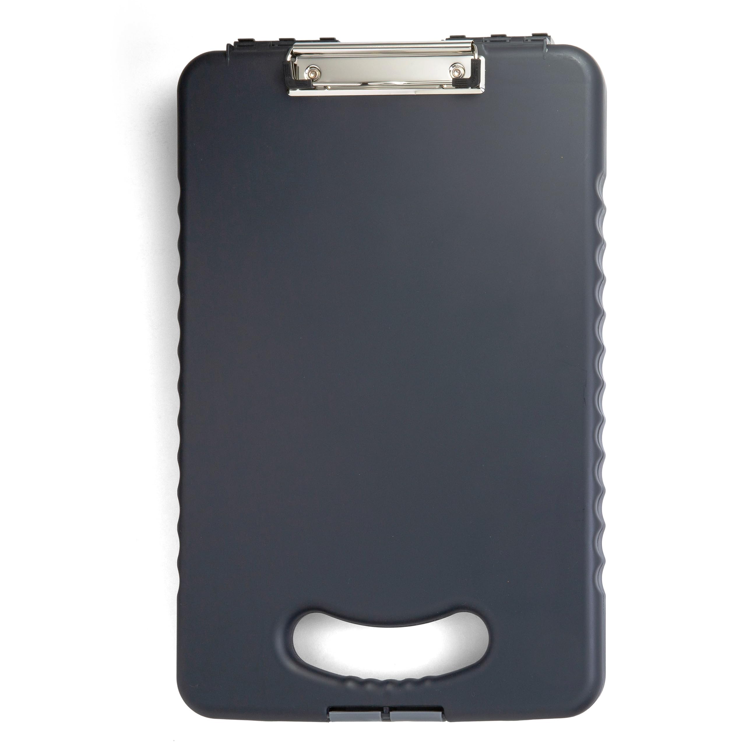 Officemate Oic Tablet Clipboard Case, 16 1/10'H X 10 1/5'W X 1 3/10'D, Charcoal