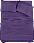 Utopia Bedding King Bed Sheets Set - 4 Piece Bedding - Brushed Microfiber - Shrinkage And Fade Resistant - Easy Care (King, Egg