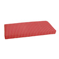 Sorra Home Cbench-Sb Stripes Indoor/Outdoor Bench Cushion-Bristol, 1 Count (Pack Of 1), Sunbrella-Harwood Crimson 5 Sq Ft