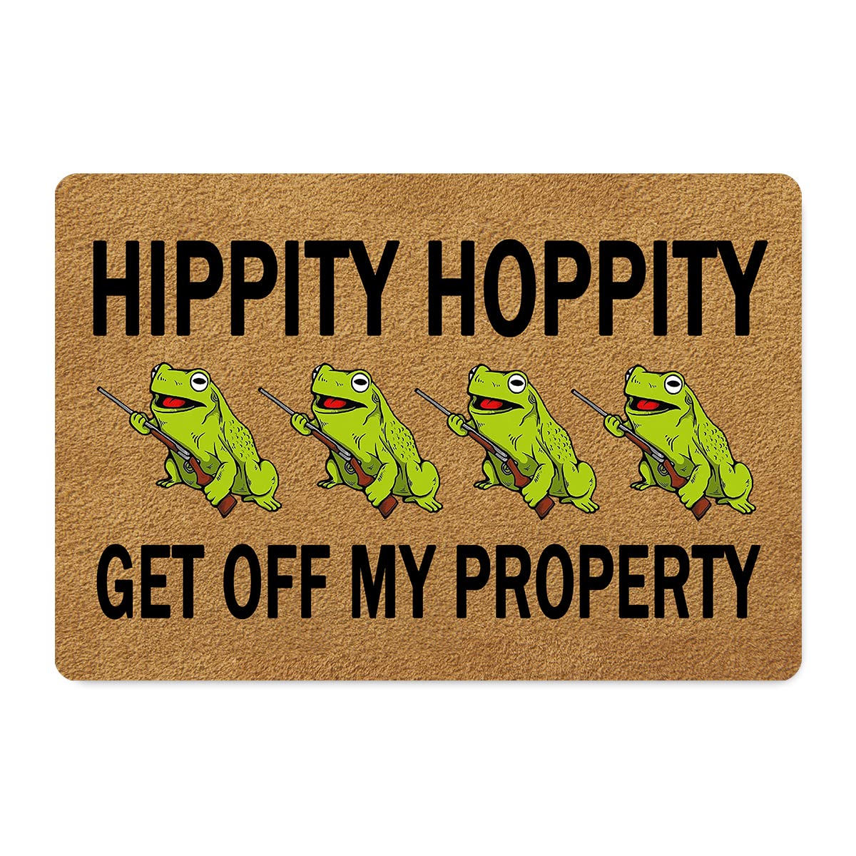 Funxilin Welcome Door Mats For Home Decor (23.6 X 15.7 Inch) Funny Mats With Anti-Slip Rubber Back Kitchen Rugs Personalized Doo