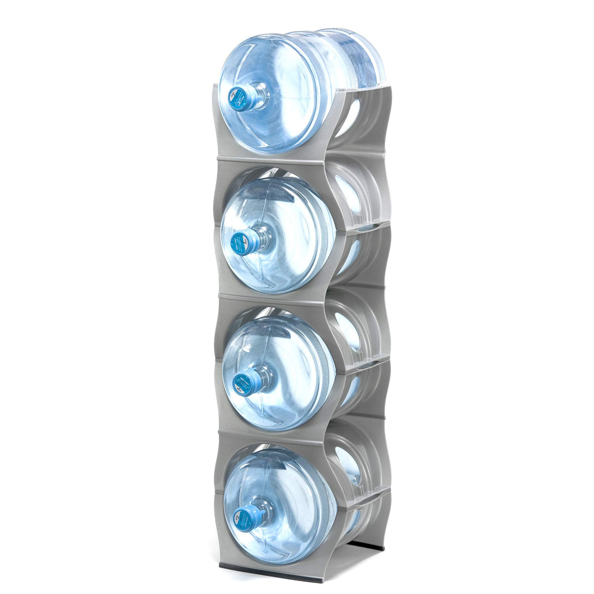 Stackable Water Bottle Storage Rack Best Water Jugs 5 Gallon Organizer. Jug Holder For Kitchen, Cabinet And Office Organizing. R