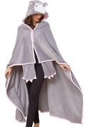 Ousiedisie Possum Wearable Hooded Blanket For Adults,Comfy Blanket Hoodie Cozy Cute Blanket Birthday Gifts For Women