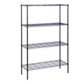 Honey Can Do 4-Tier Adjustable Shelving Unit with 350-lb Shelf Capacity, Black SHF-05225 Black