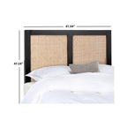 Safavieh Home Collection Vienna Black Cane Twin Headboard Platform, Single (Hbd8004B-T)