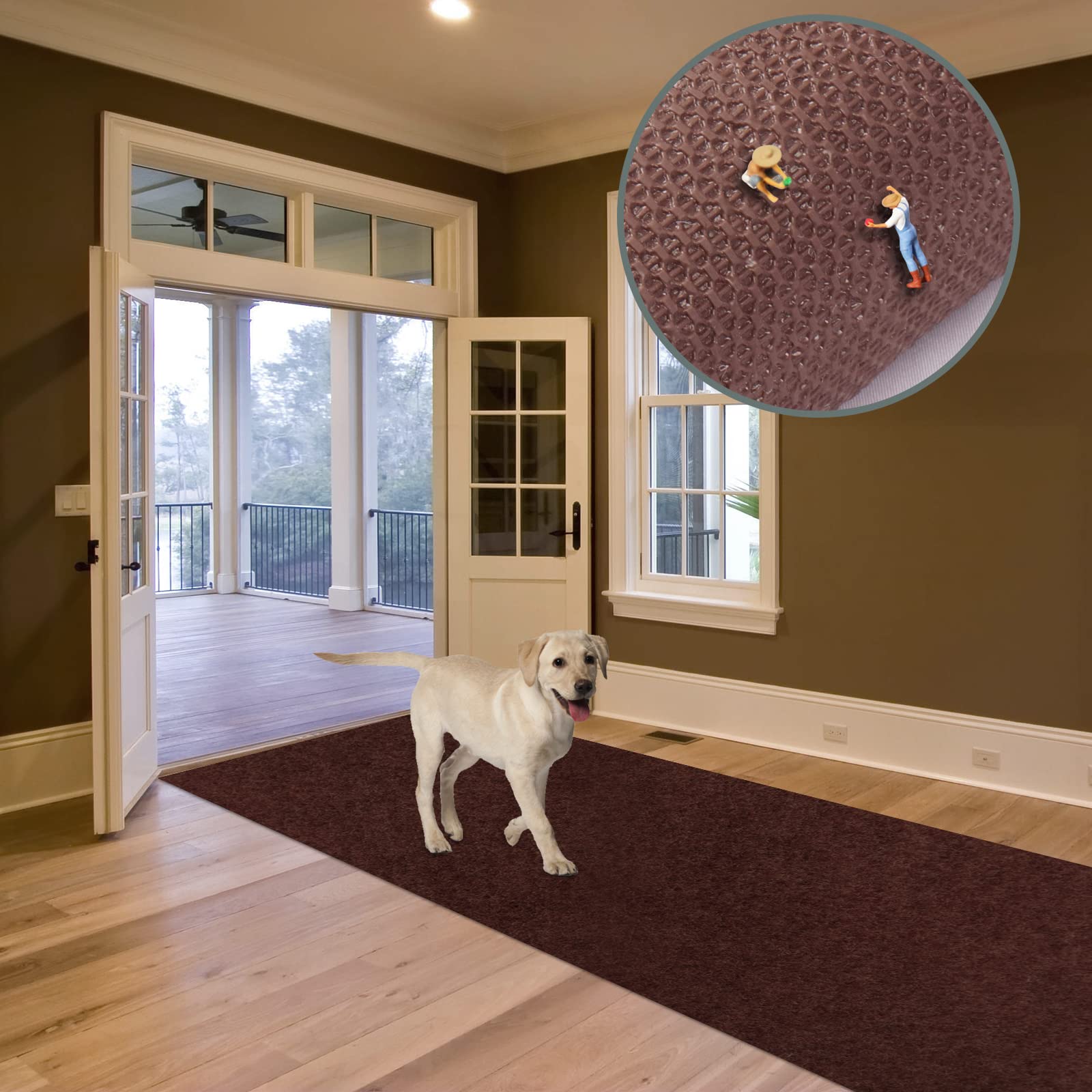 Custom Size Runner Rug 4 Ft X 29 Ft, Zgr 2-82Ft Carpet Runners Hallway Entryway Kitchen Garage Laundry Room Area Rugs With Non-S