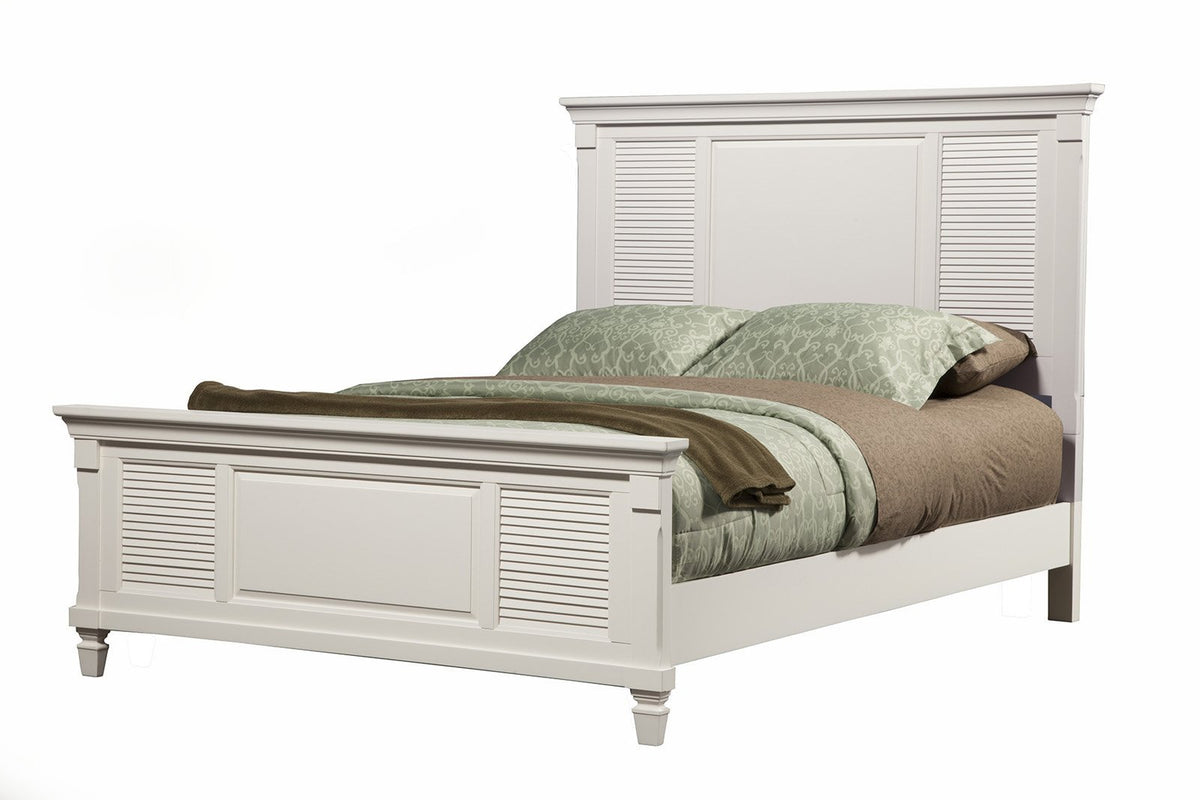 Alpine Furniture Winchester Shutter Panel Bed, King Size