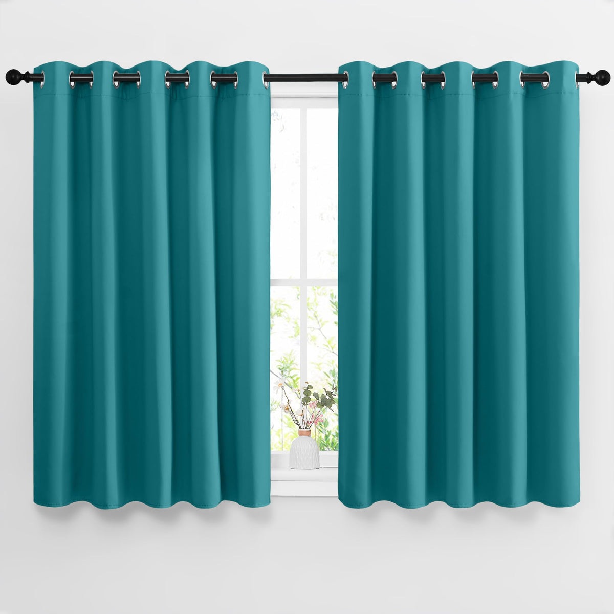 Nicetown Blackout Curtains 54 Inch Length For Bedroom - Grommet Thermal Insulated Extra Wide Window Curtains For Kids Room/Home