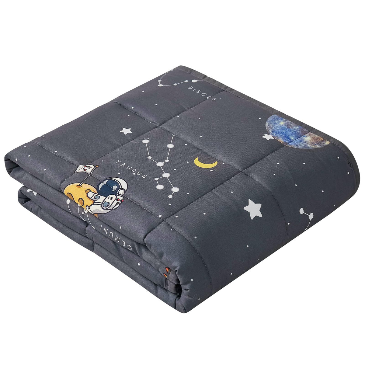 Anfie Weighted Blanket For Kids (48'X72' 10Lbs),Weighted Blanket Cooling Blanket For Sleeping,Throw Size Breathable Blanket Wi