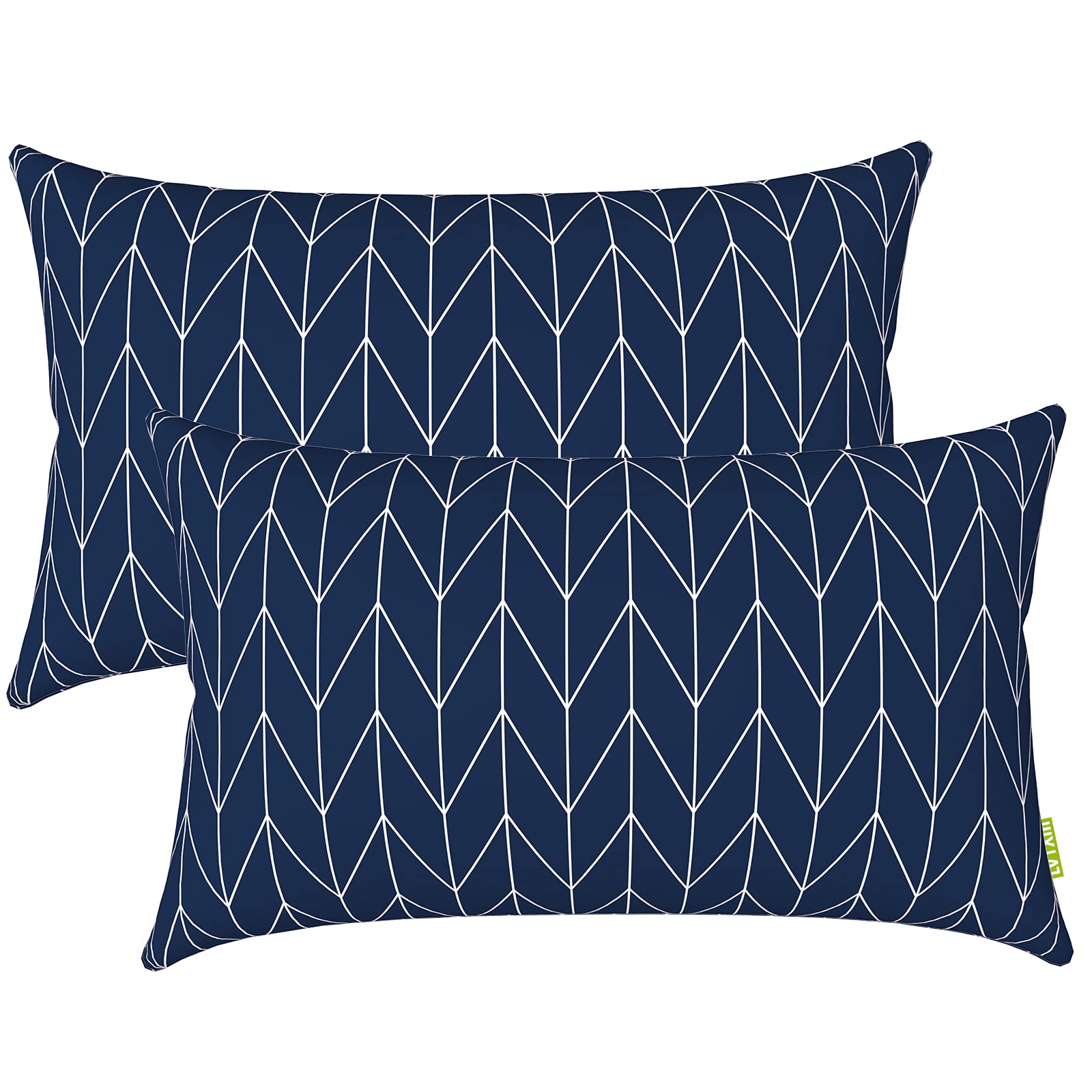 Lvtxiii Outdoor/Indoor Lumbar Pillow Covers Only, 12    X 20    Fade-Resistant Patio Lumbar Cushion Cases Decorative Throw Pillo