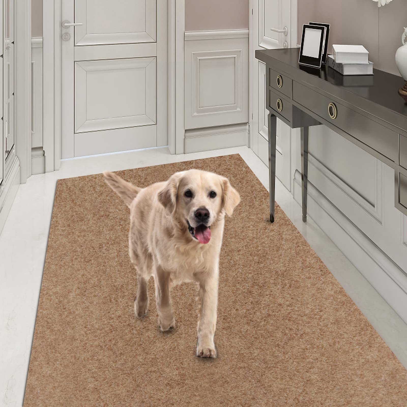 Runner Rug 2FT x 63FT, AYOHA 2'-82' Utility Carpet Runner for Entryway Hallway Aisles Balcony Garages, Area Rugs with Non-Slip R