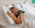 Threadmill Soft Bed Pillows Standard Size Set Of 2 | Down Alternative Cooling Bed Pillow For Sleeping | Soft Pillows | 20 X 26 H