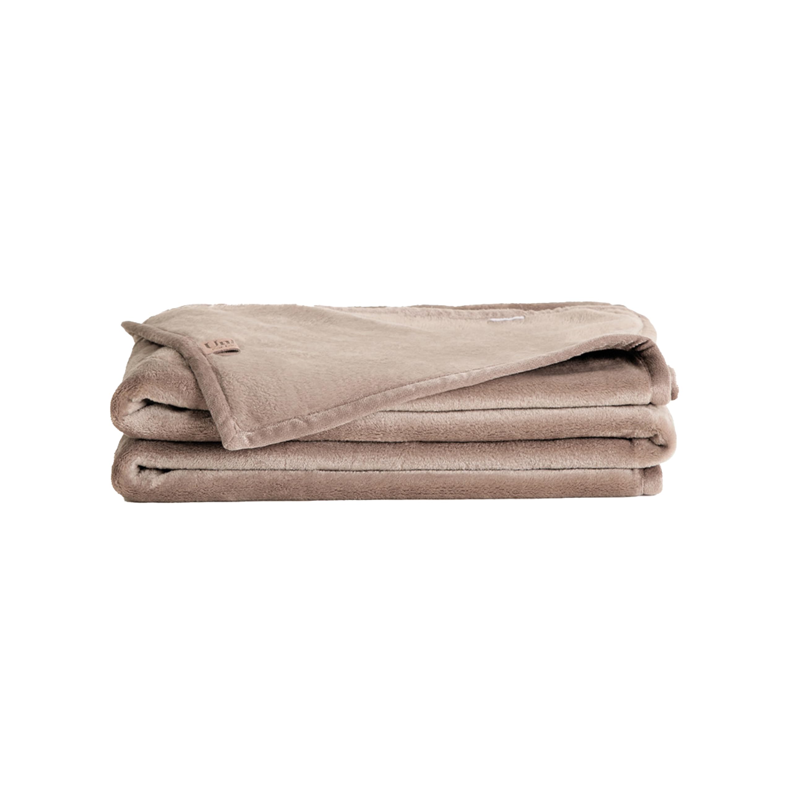 Unhide Lil Marsh Traveler - Travel Blanket - Faux Fur Blanket - Durable, Lightweight, Extra Soft Blanket - Mocha Shar Pei (50