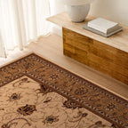 HomeRoots 528836 10 x 13 in. Oriental Non Skid Area Rug Cream