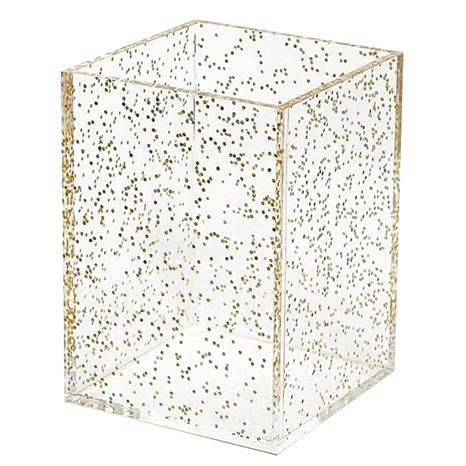 Pbf Clear Acrylic Pen Holder For Desk | Clear Pencil Holder | Acrylic Makeup Brush Holder For Vanity | Pen Organizer | Bookmark