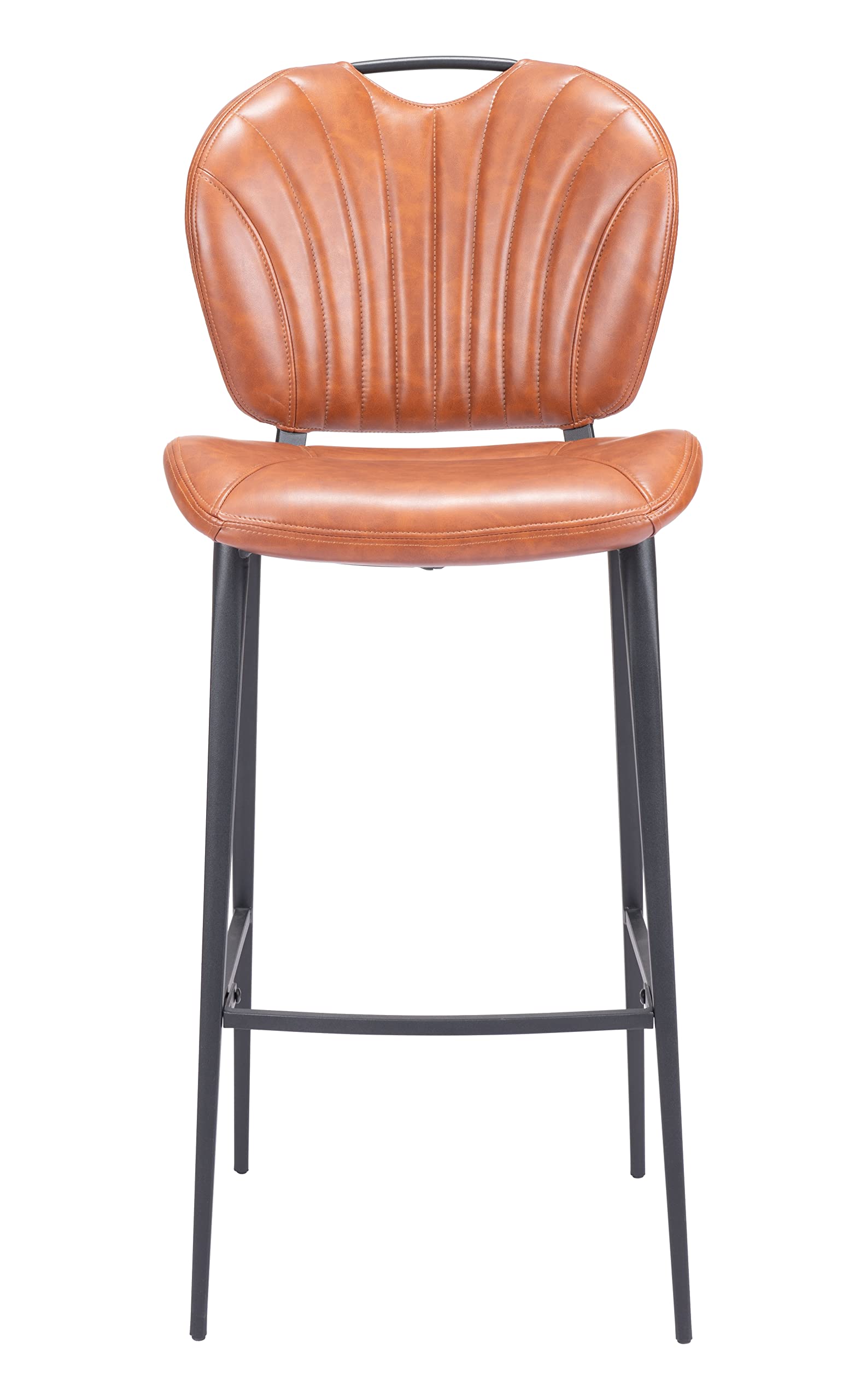 Zuo Terrence Barstool Vintage Brown