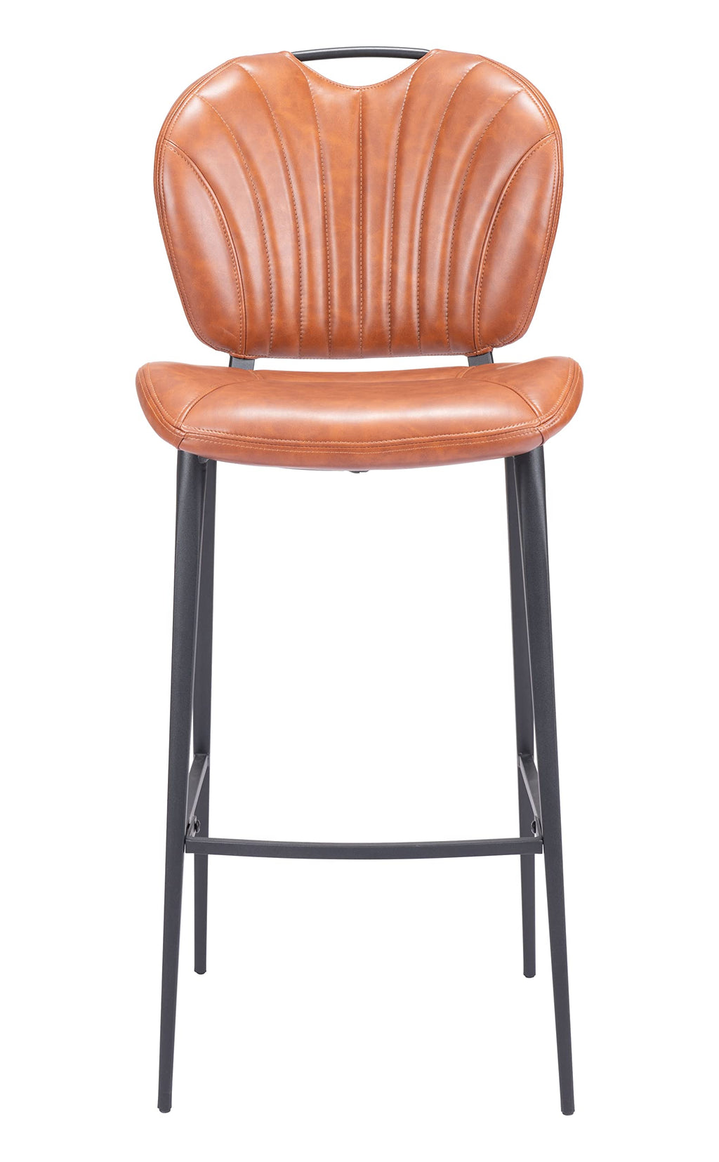 Zuo Terrence Barstool Vintage Brown