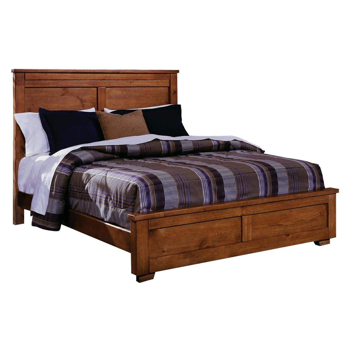 Progressive Furniture Queen Diego Bed, Cinnamon Pine