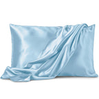 Pure Bedding Satin Pillowcase 2 Pack - Queen Size (20'X30', Sage) - Silky Pillow Cases For Hair And Skin - Satin Pillow Covers