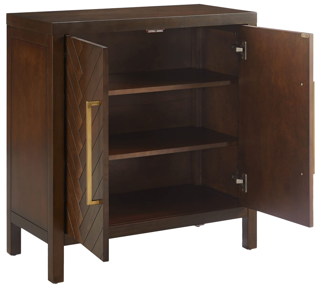 Crosley Furniture Darcy Darcy Accent Storage Cabinet, Bar, Buffet for Kitchen, Living Room, or Entryway, Dark Brown