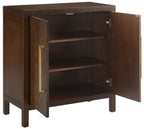 Crosley Furniture Darcy Darcy Accent Storage Cabinet, Bar, Buffet for Kitchen, Living Room, or Entryway, Dark Brown