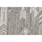 Kosas Home Alpena 24 X 36 Transitional Polyester Fabric Area Rug In Gray