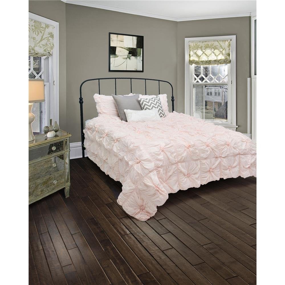Rizzy Home | BT1392 | Bed Skirt | 78"x80" Pink Solid