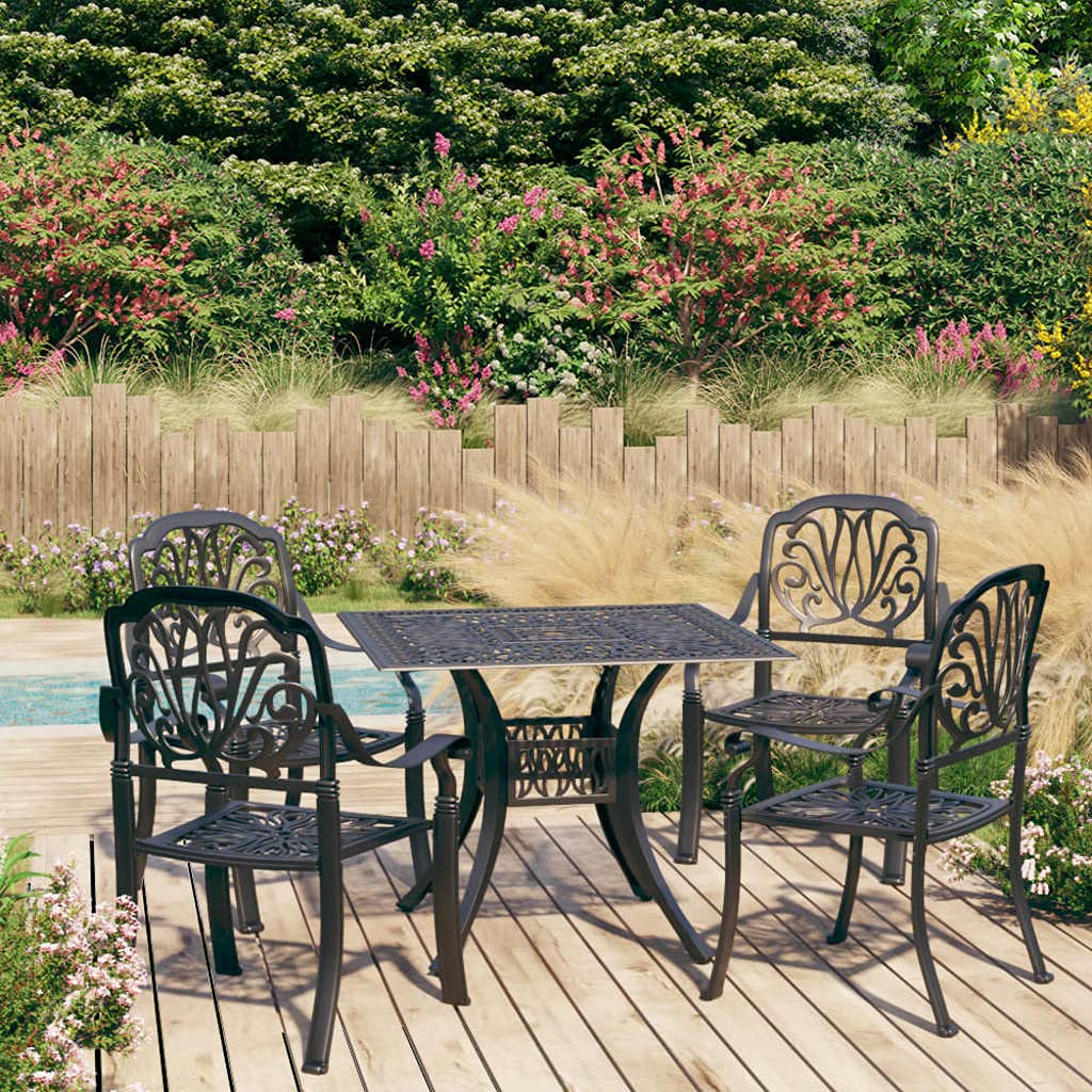 vidaXL Bistro Set 7 Piece - Thumbnail 5