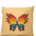 Khakee Printed Cushion Cover With Filler (12 X 12 Inches)