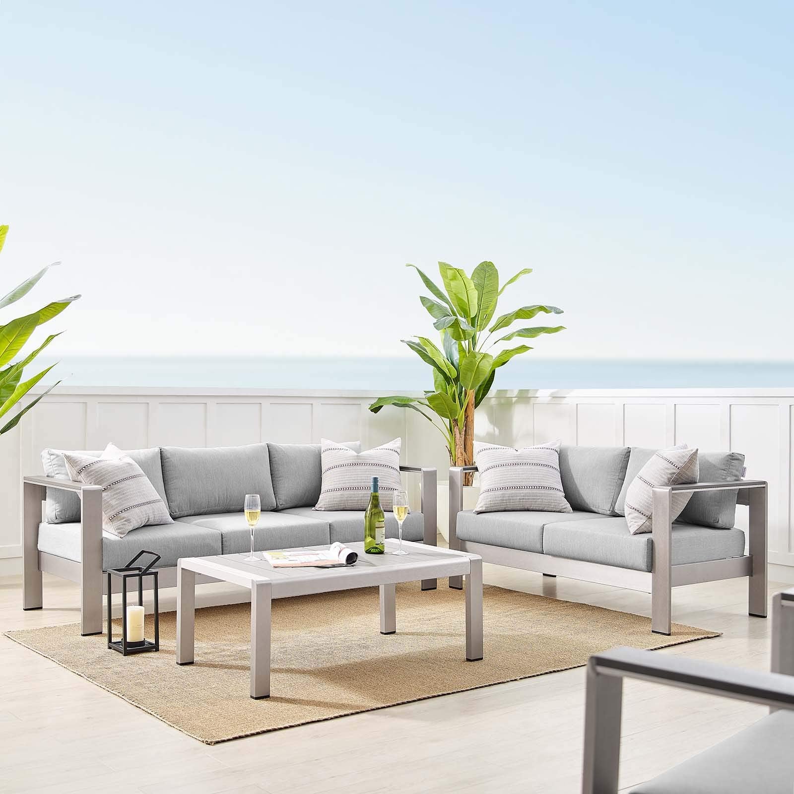 Modway Shore Aluminum - Thumbnail 3