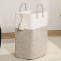 Tall Laundry Hamper Sorters Big Laundry Basket With Handles,Woven Cotton Rope, Versatile Storage for Dirty Clothes,Baby Toys,and