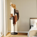 lesolar Metal Freestanding Spiral Scarf Rack, Equipped with 30 Rods