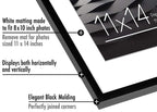 Americanflat 11X14 Picture Frame With Shatter-Resistant Glass - Set Of 2 - Use As 8X10 Frame With Mat Or 11X14 Frame Without Mat
