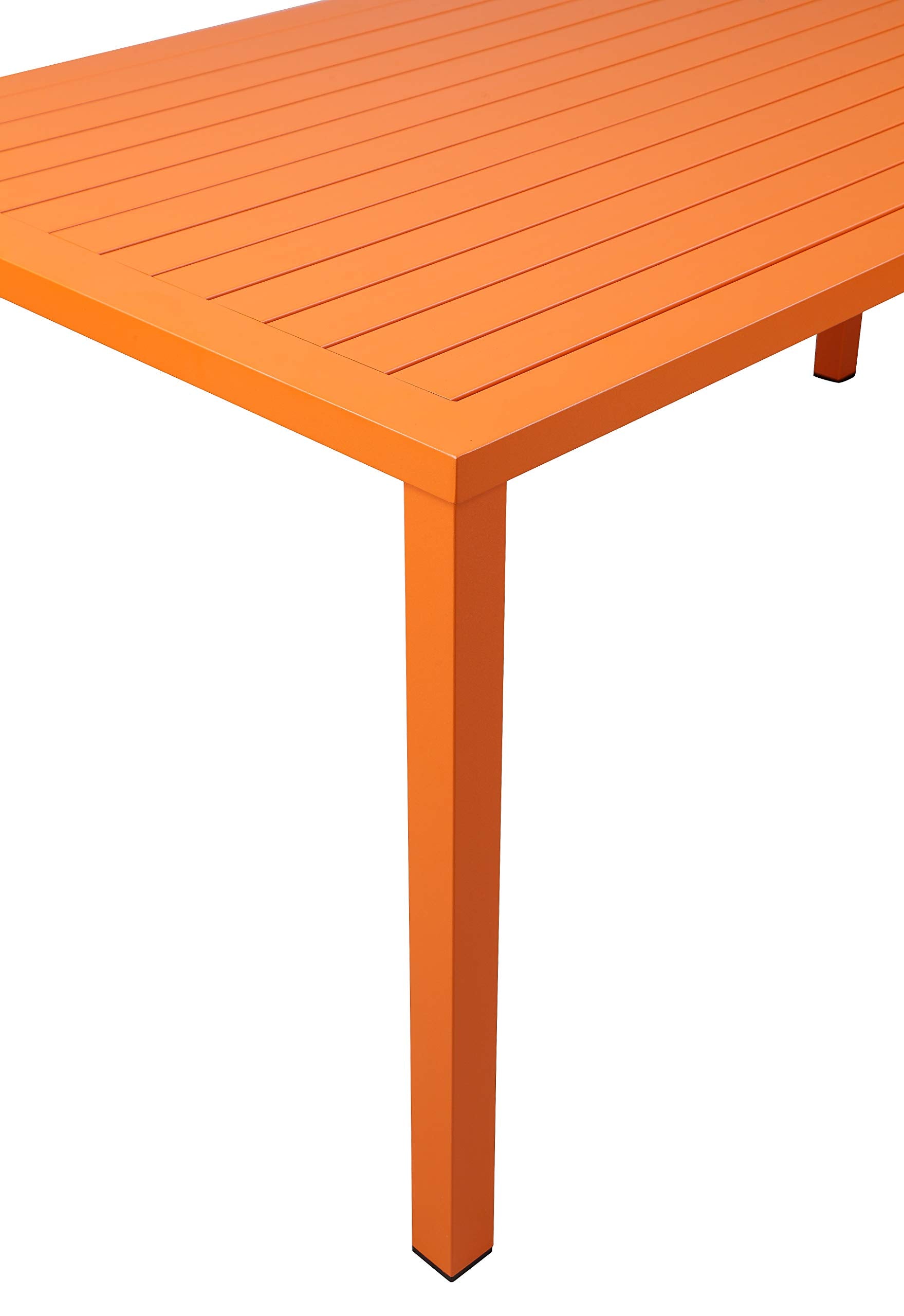 Pangea Home Miami Dt Orng Dining Table, Orange