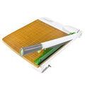 Westcott 16717 12-Inch Carbotitanium Wood Base Guillotine Paper Cutter, Multi-Paper Trimmer With 30 Sheet Capacity