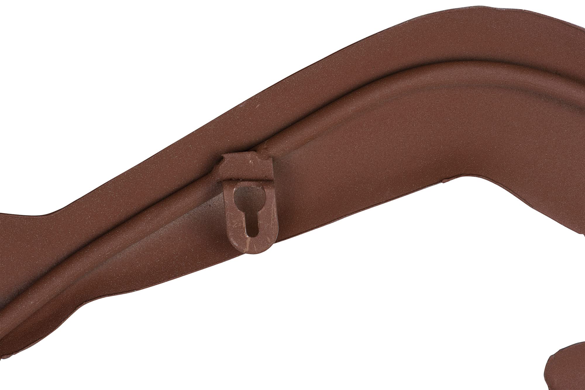 Creative Co-Op Mermaid Wall Décor with 7 Hooks, 16 Inch Long, Aqua & White, Model DA3625