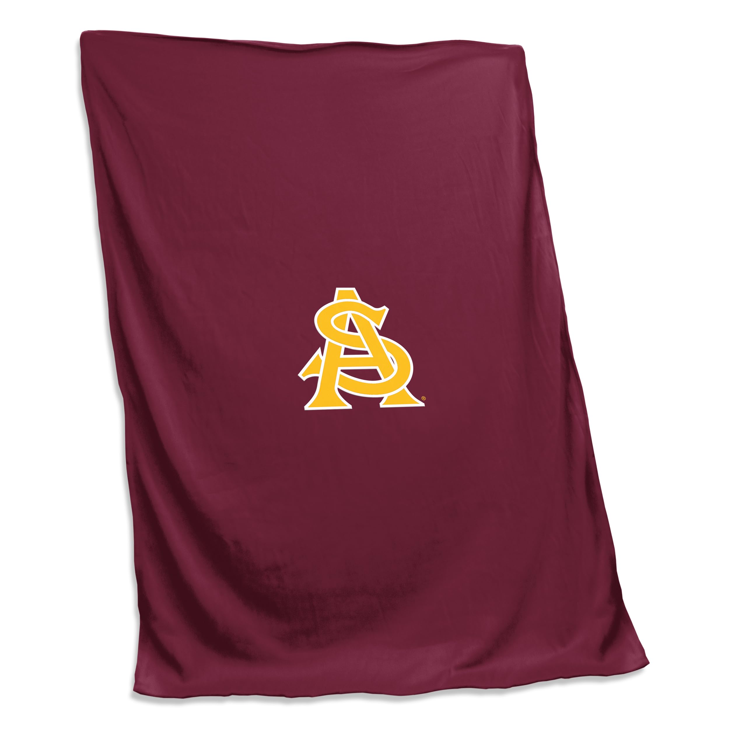 Logo Brands NCAA AZ State Sun Devils Sweatshirt Blanket Team Color - Perfect for Bedroom Decor, Stadium Blanket, Camping, Great 